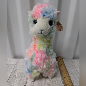 Ty Multicolor Stuffed Alpaca